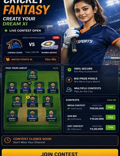 7kbets (7 kbets) fantasy cricket & matchday visual 3